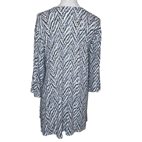 J. Jill Abstract Cowl Neck 3/4 Sleeve Tunic Shirt Plus Size 3X Casual Mature - Picture 3 of 9